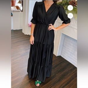 Kasia Black Maxi Dress